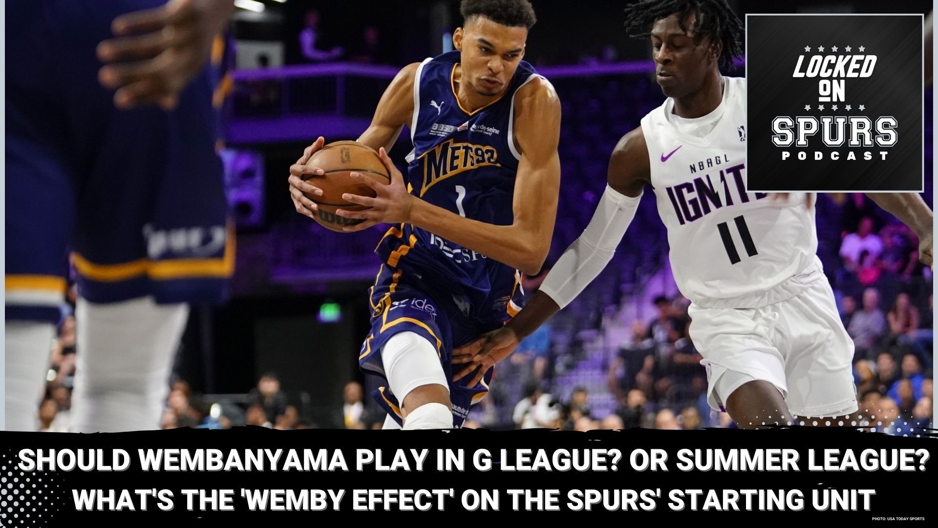 Should Wembanyama use the G League stage to better himself for the NBA?