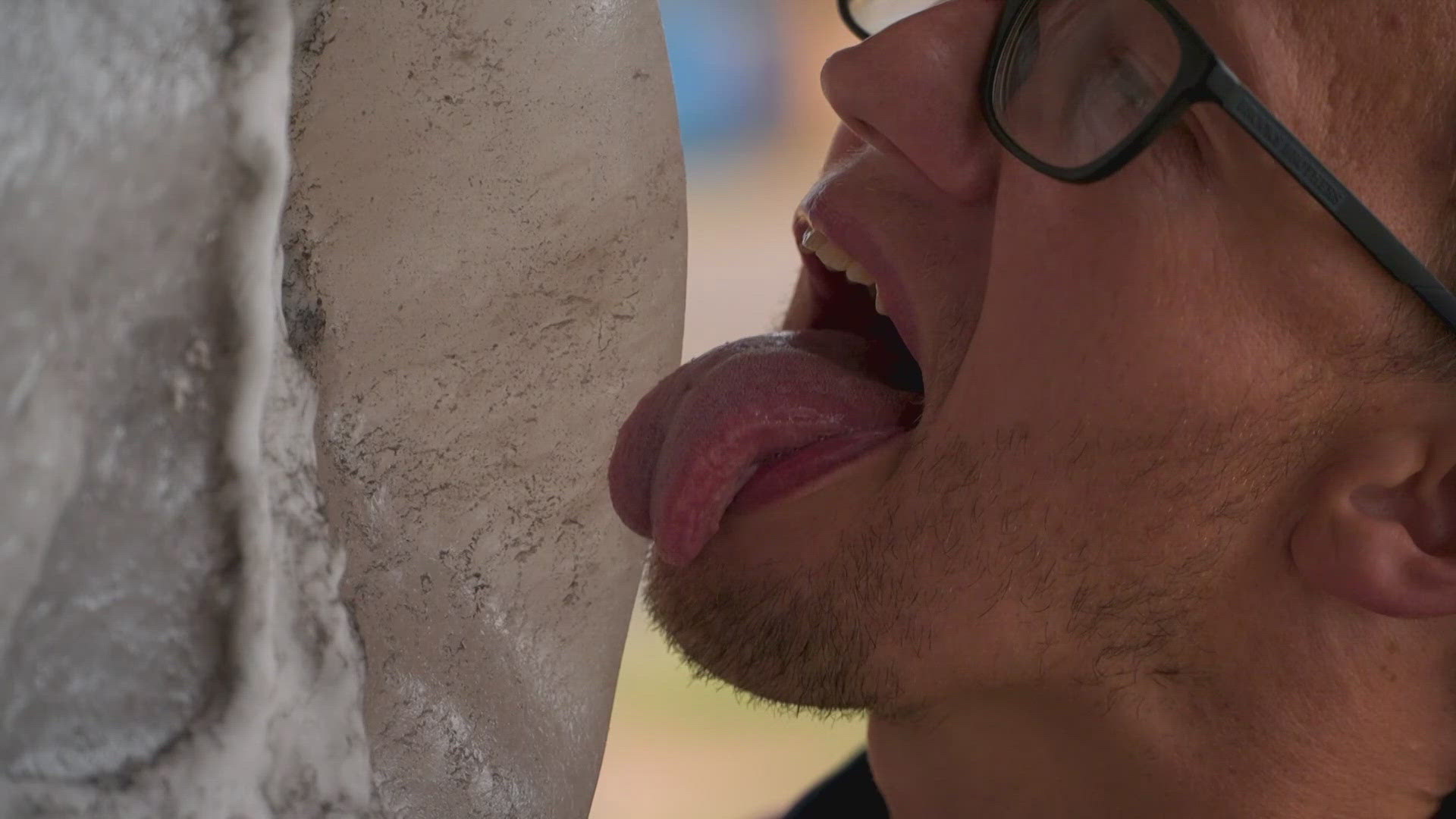 Yes, the walls of this North Texas museum can be licked. And it's completely safe.