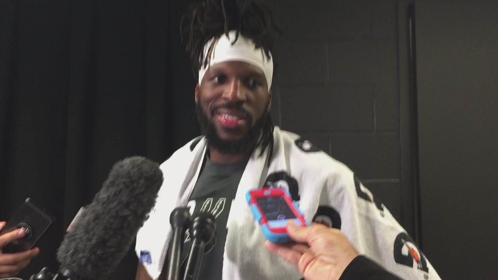 Spurs forward DeMarre Carroll on Sunday's game