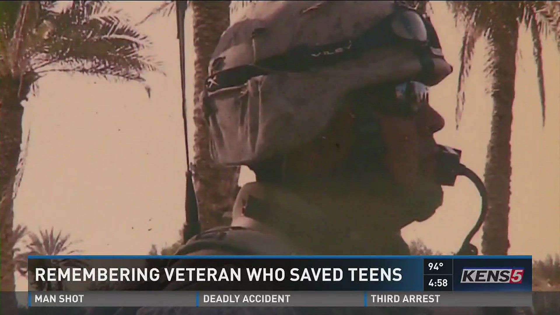 Remembering veteran who saved teens