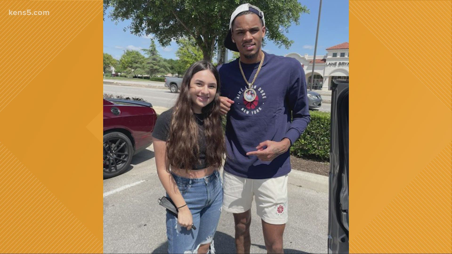 The Spurs standout responded to the tweet, meeting up with the fan in the afternoon to provide a lasting memory.