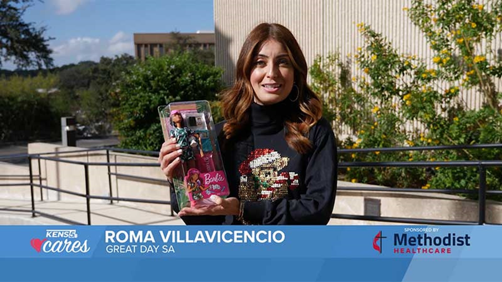 KENS 5's Roma Villavicencio says one of her favorite toys growing up was Barbie! You can help create lasting memories for children in need this holiday season.