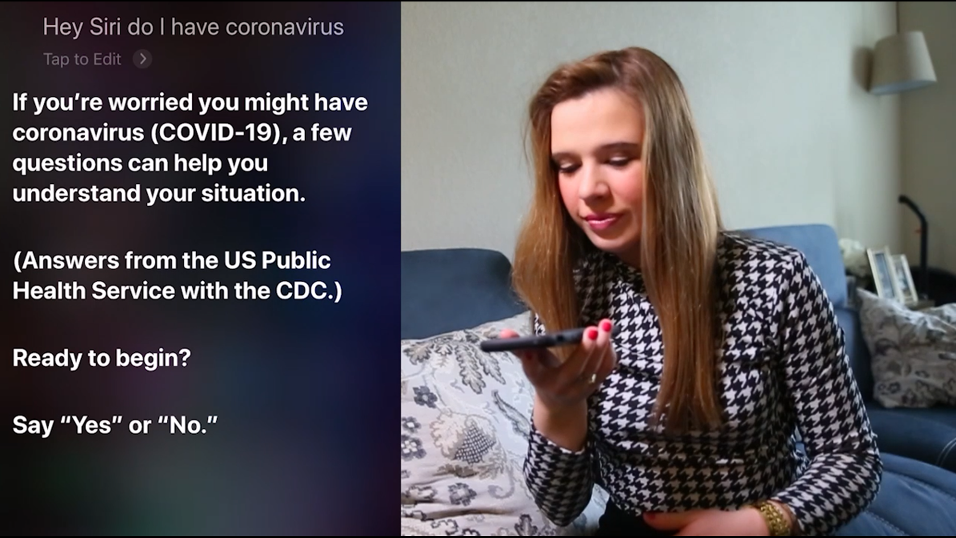 Big tech companies have updated their platforms to help explain coronavirus containment. One of those changes? Siri. Digital journalist Lexi Hazlett demonstrates.