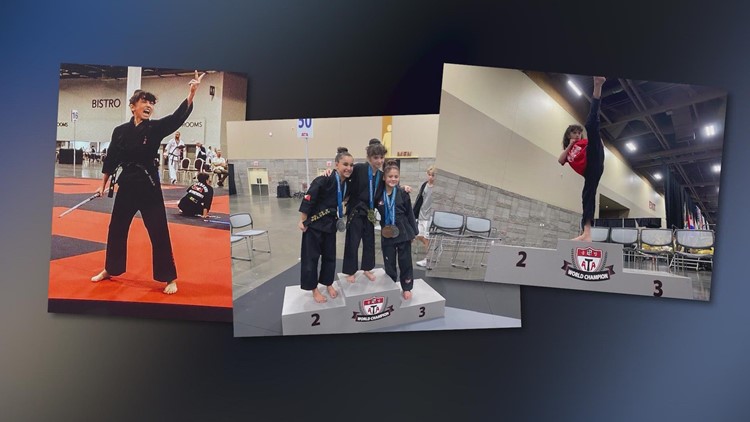 San Antonio girl dominates division, winning multiple Taekwondo world titles