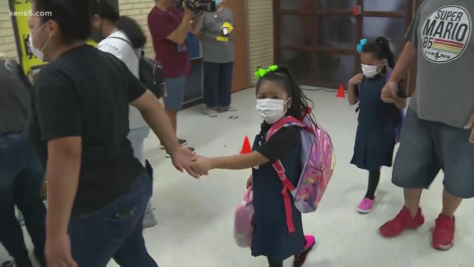 Wednesday will be the third day of the fall semester for thousands of San Antonio-area students, but the first in which masks will be required of them.