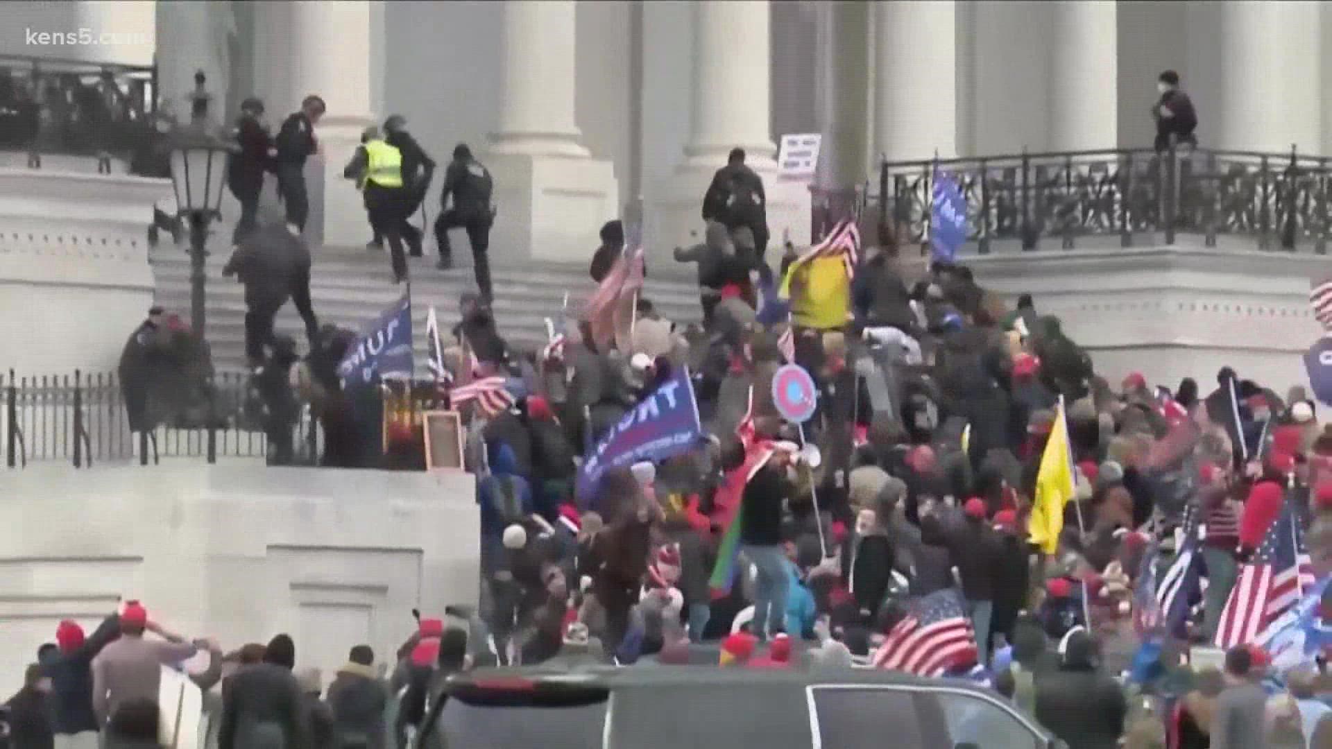 63 people in Texas have been arrested in connection with the Capitol Riots. One of the first people to be sentenced was a San Antonio man.