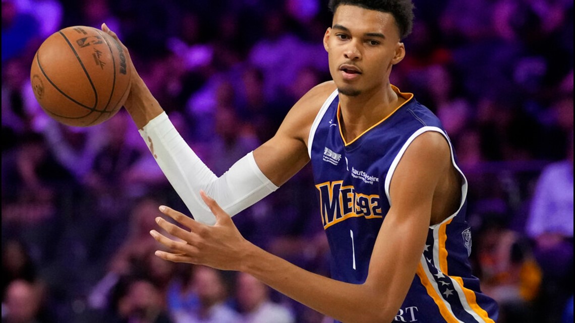 Tony Parker posts pic of young Wembanyama in Spurs jersey