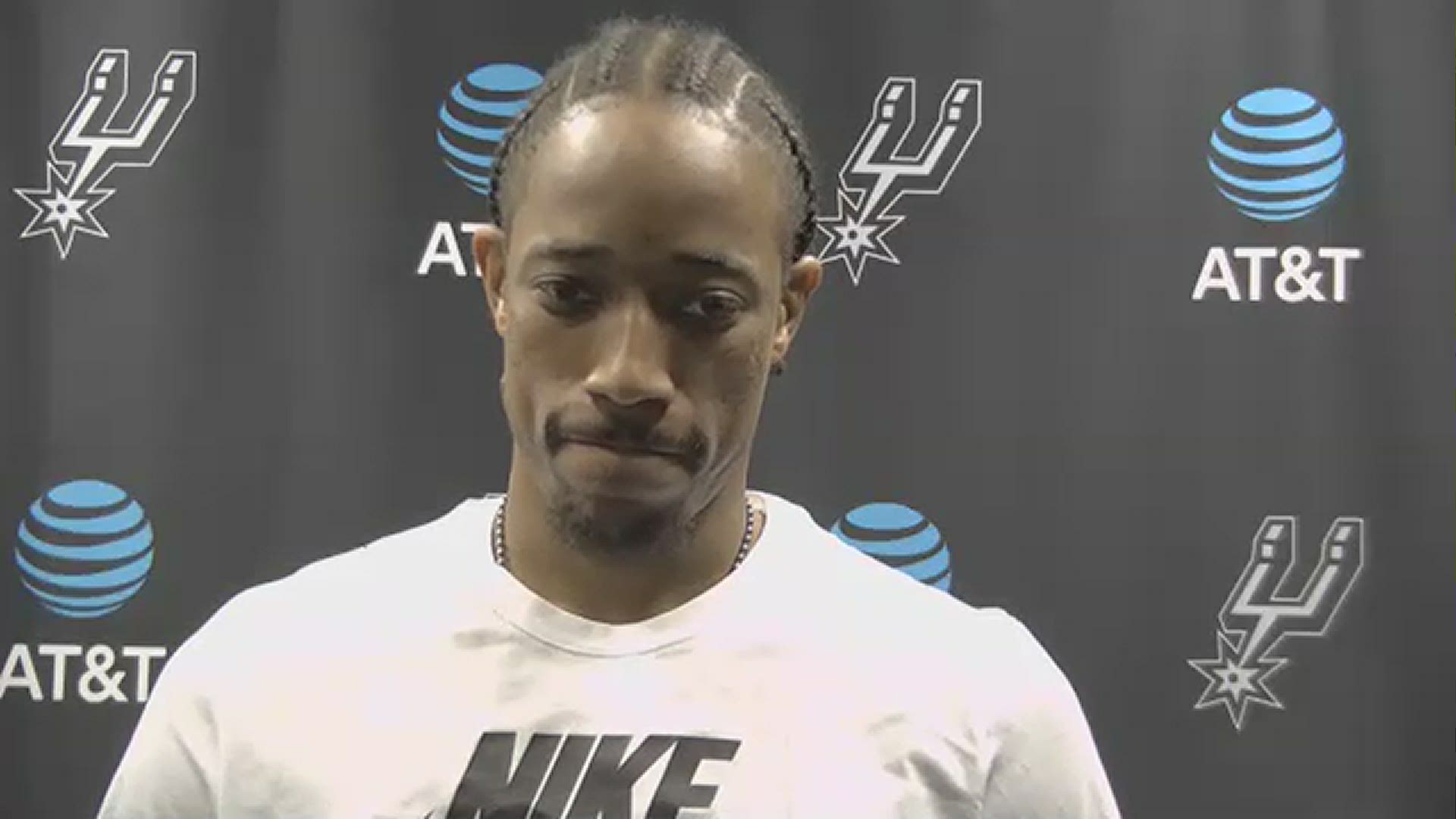 DeRozan spoke to the media for the first time since losing his father about basketball as an escape and getting through the loss with his mom and kids.