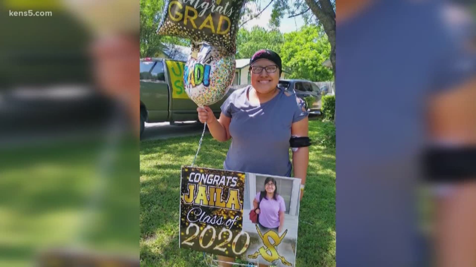 There was a special homecoming for Jaila Castro this week after she was found to be in remission.