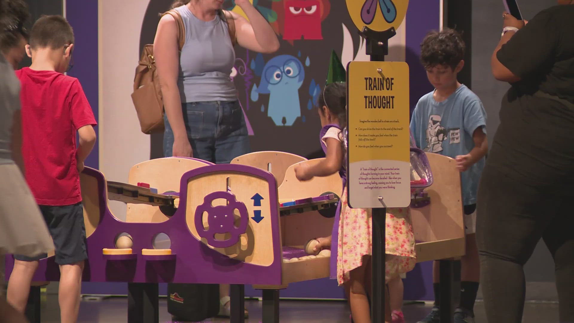 The latest exhibit is inspired by "Inside Out." 