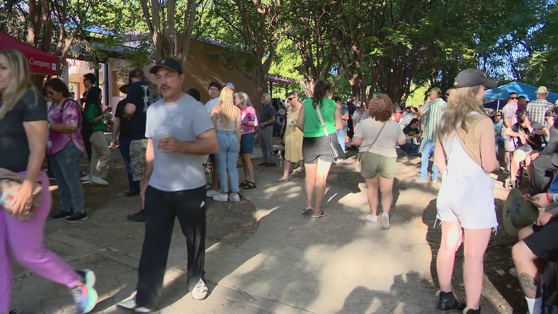 The Brackenridge Park Conservancy hosted its 13th Annual Parktoberfest along the San Antonio River Sunday afternoon.