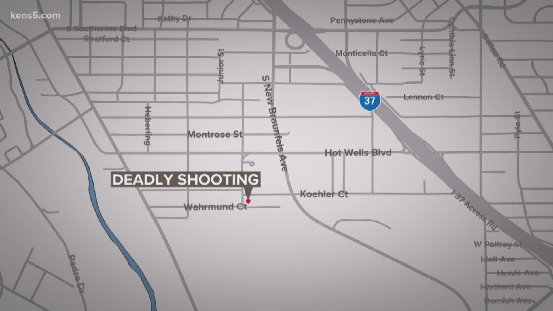 Officers responded to a shooting call on Koehler Court, near South New Braunfels, around 8:00 p.m.

Police say two men who knew each other got into a fight. During the fight, one man shot the other man in the abdomen with a rifle. The man who was shot was taken to SAMMC, where he was pronounced dead.