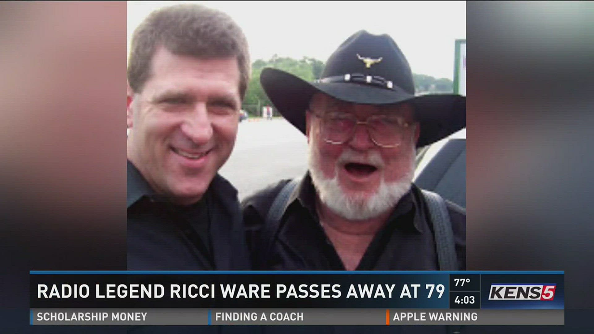 Radio Legend Ricci Ware passes away at 79