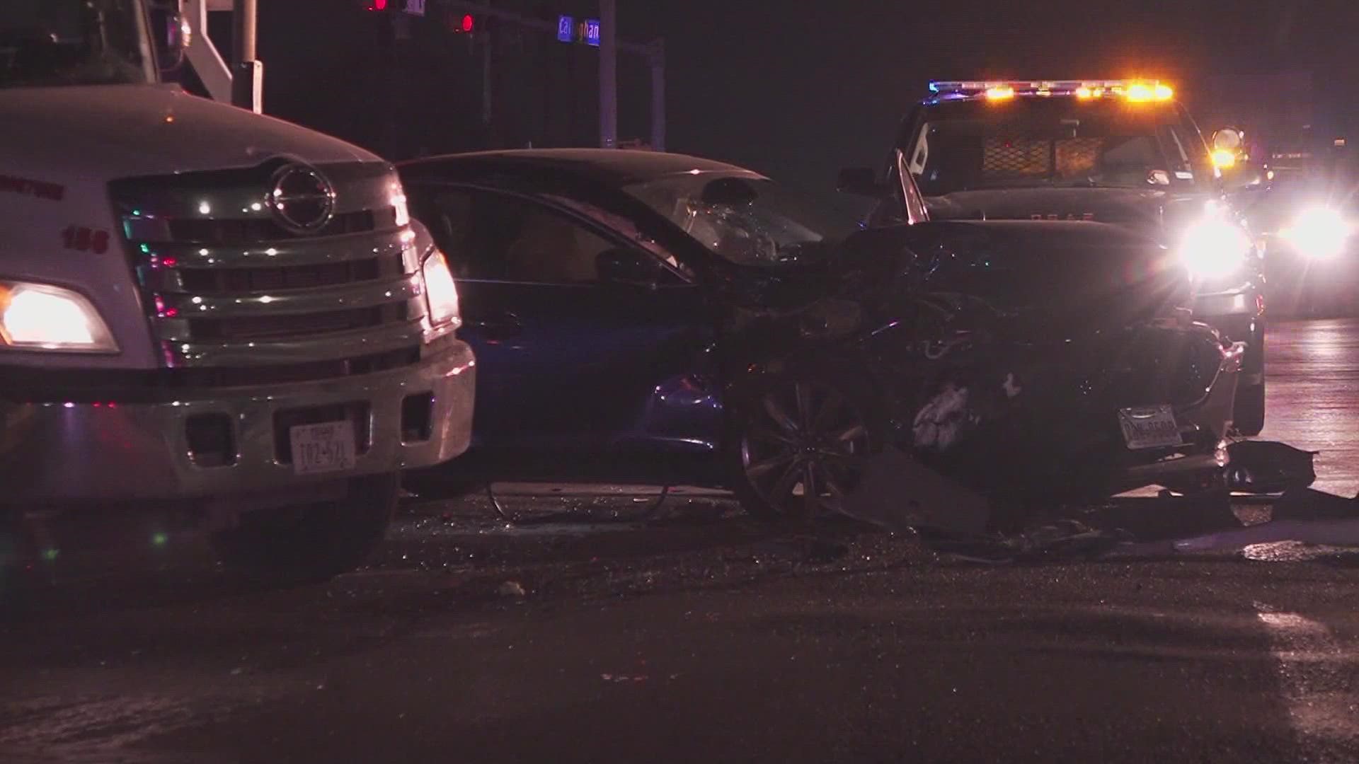 Speeding Driver Sent To Hospital Following Car Crash In Northwest San Antonio