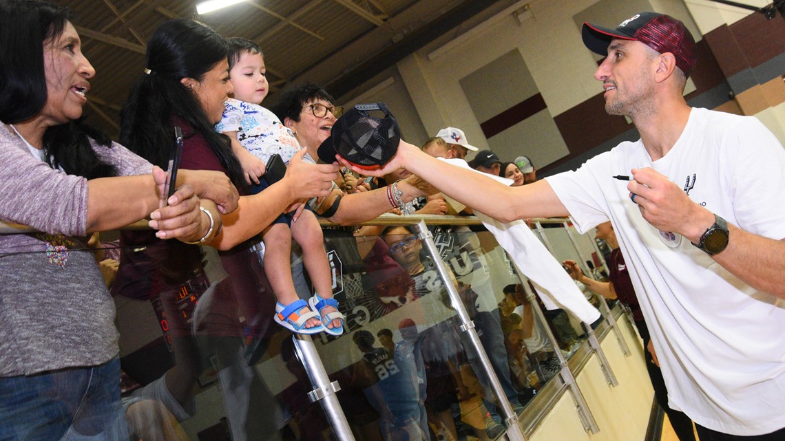 Coach Pop, Manu, and the San Antonio Spurs Bring Smiles to Uvalde