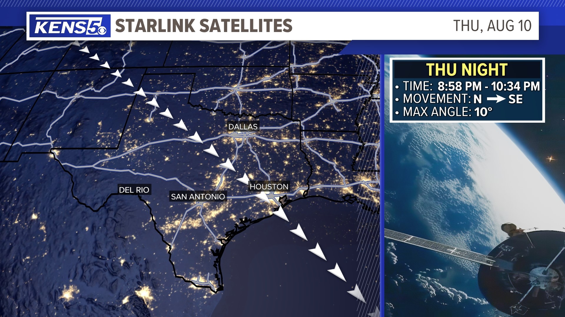 Find Starlink Satellites in The Sky, Starlink Tracker, Line of Satellites  Tonight