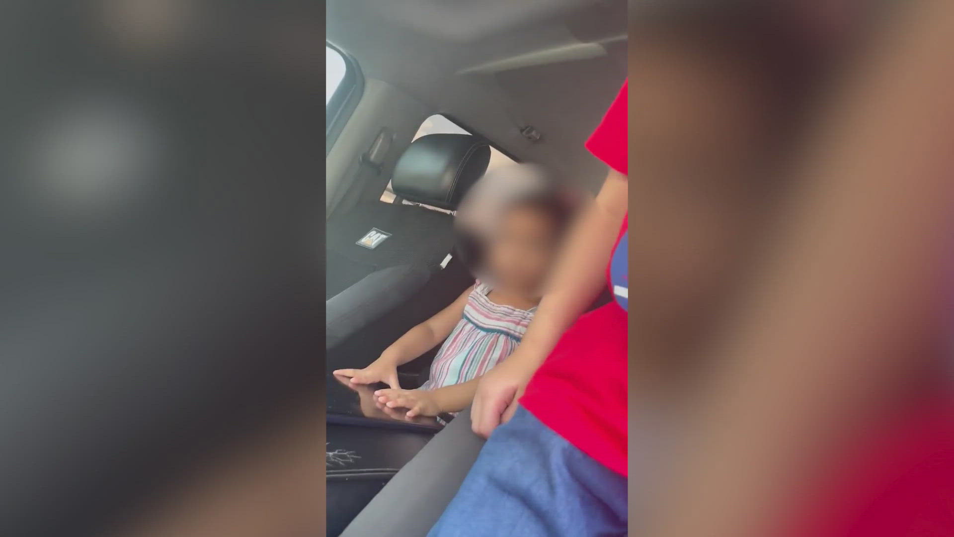 The woman behind the viral video says she hopes to bring awareness to the dangers of leaving you kids alone in a car in the summer heat.