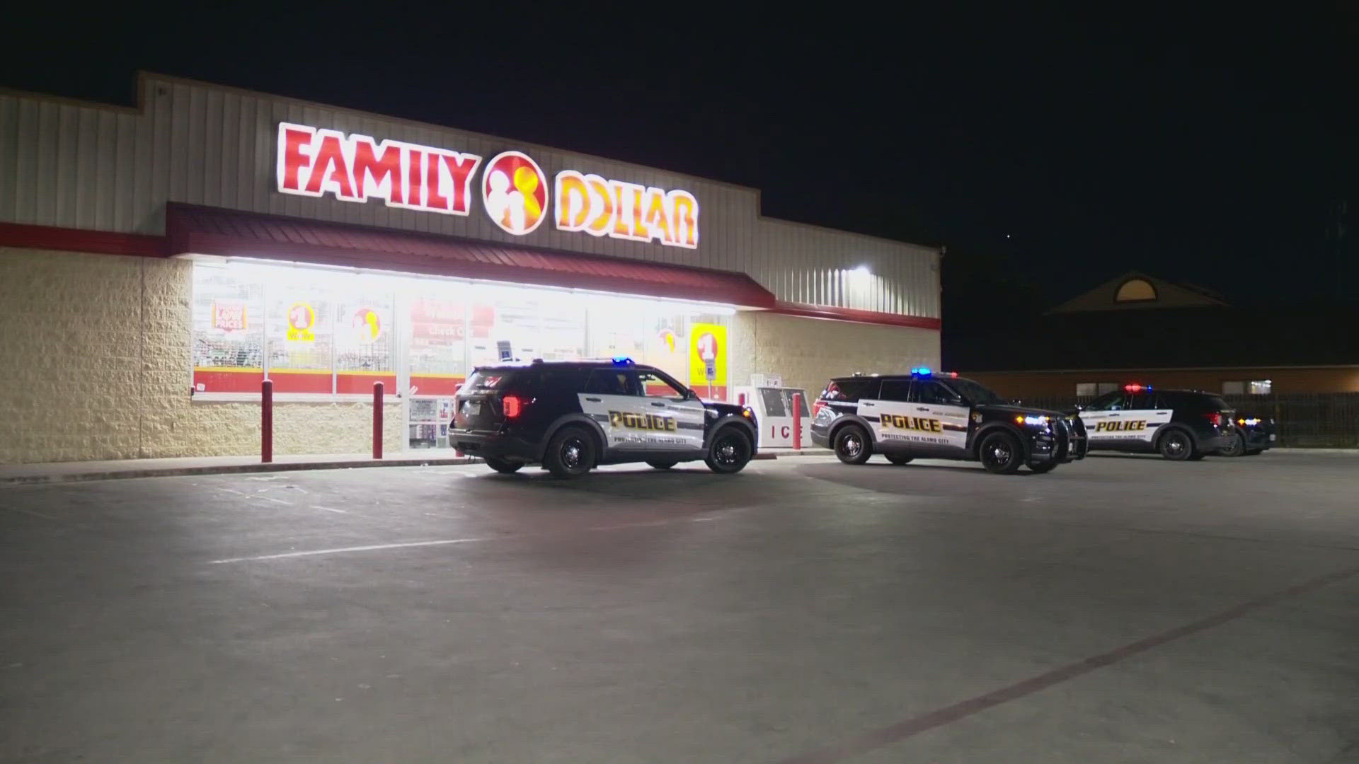 With just three hours until closing last night a Family Dollar was surprised by a gunman who fired off one shot before leaving.