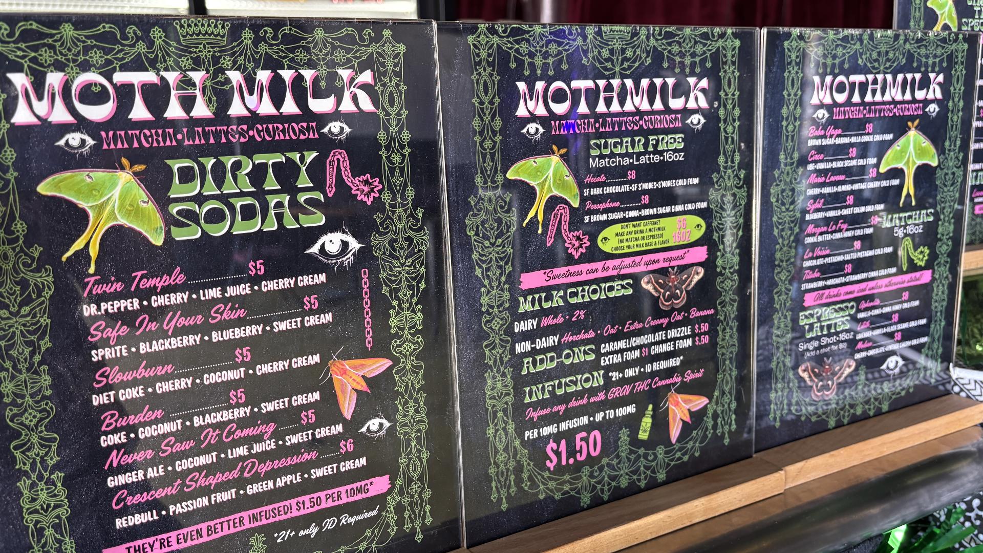 New whimsical goth café Moth Milk opens inside popular music venue The ...