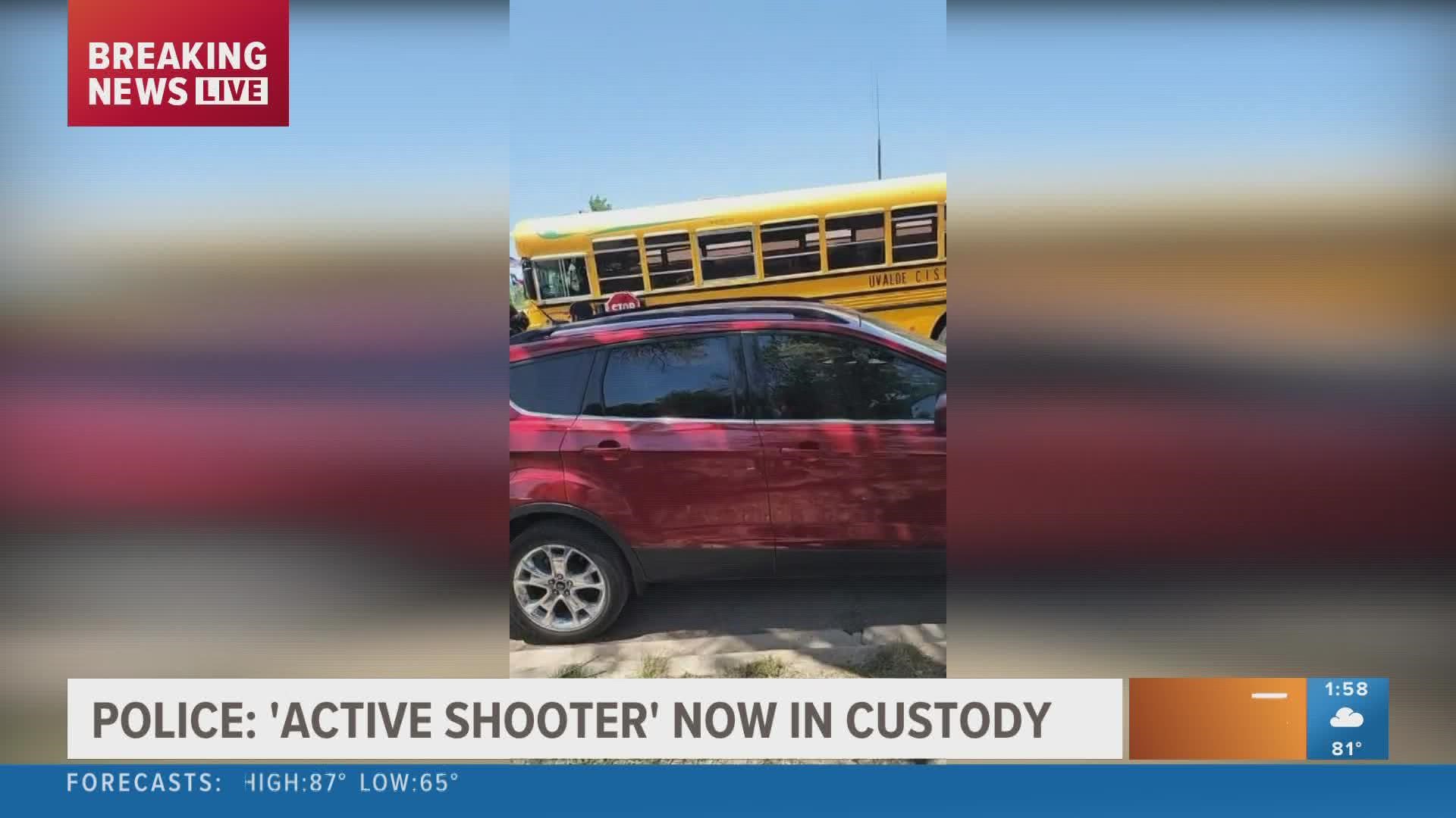 The suspect was taken into custody after a report of an active shooter and several people were taken to the hospital to receive medical care, officials say.