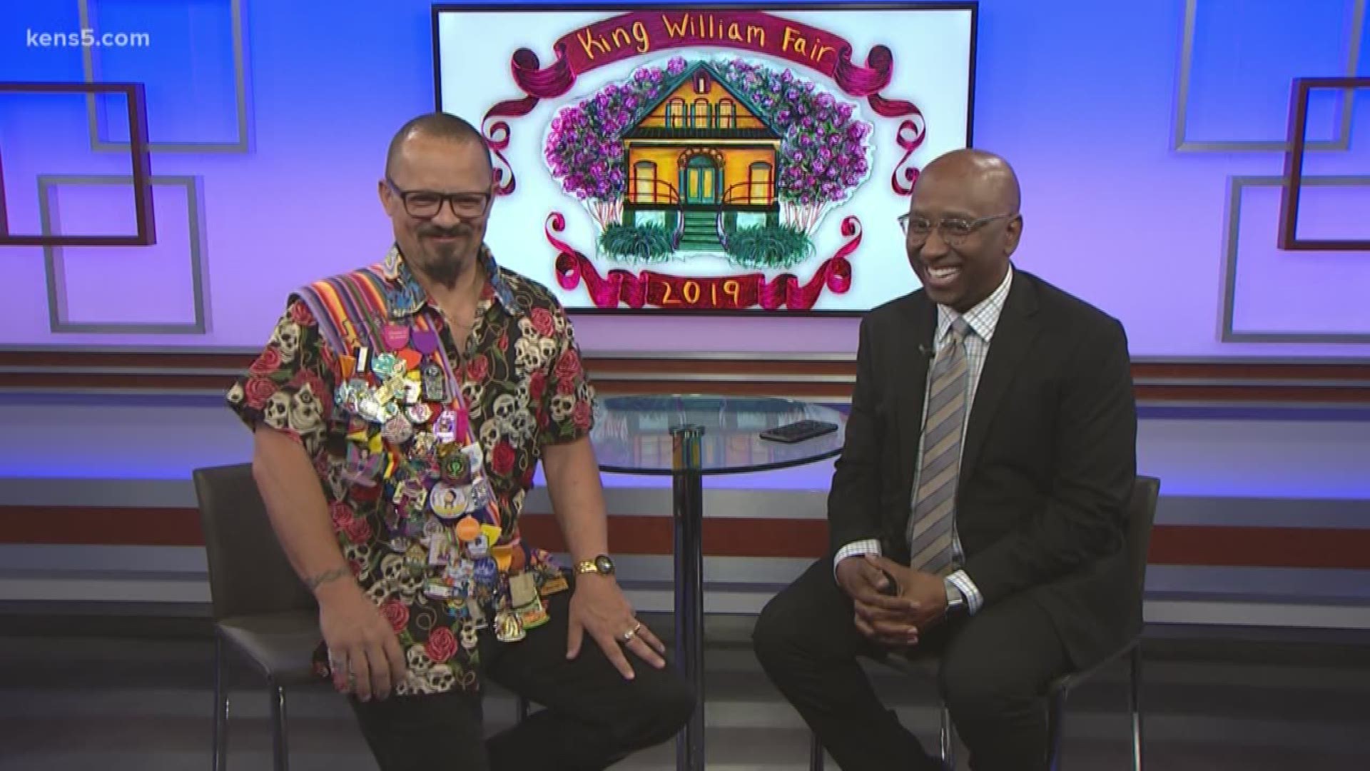 Noah Patterson stops by the KENS 5 studio to share what you can expect at this year's King William Fair.