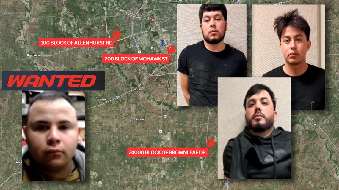 3 arrested, 1 wanted in Bexar County human smuggling and vehicle theft ...