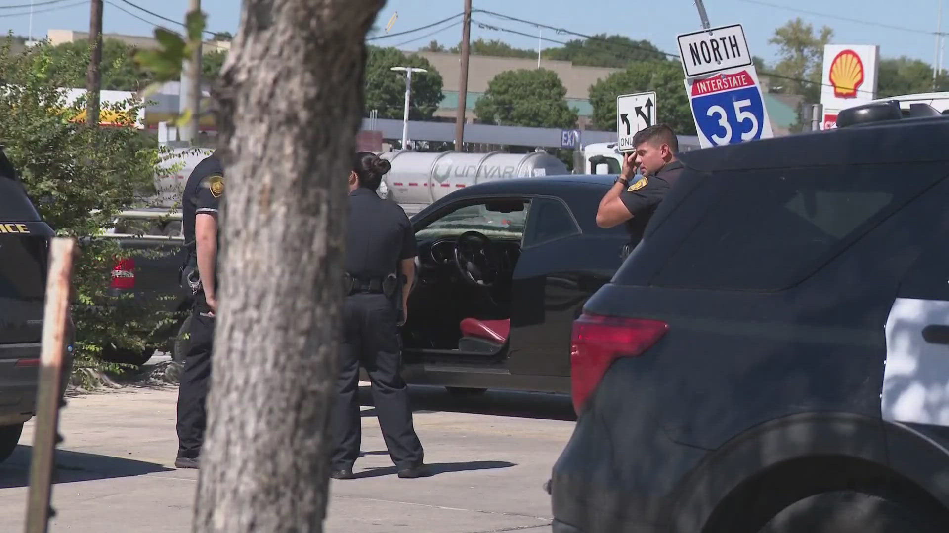 Police believe the suspect is driving a white Audi. When they are found officials say he could face a charge of aggravated assault with a deadly weapon.