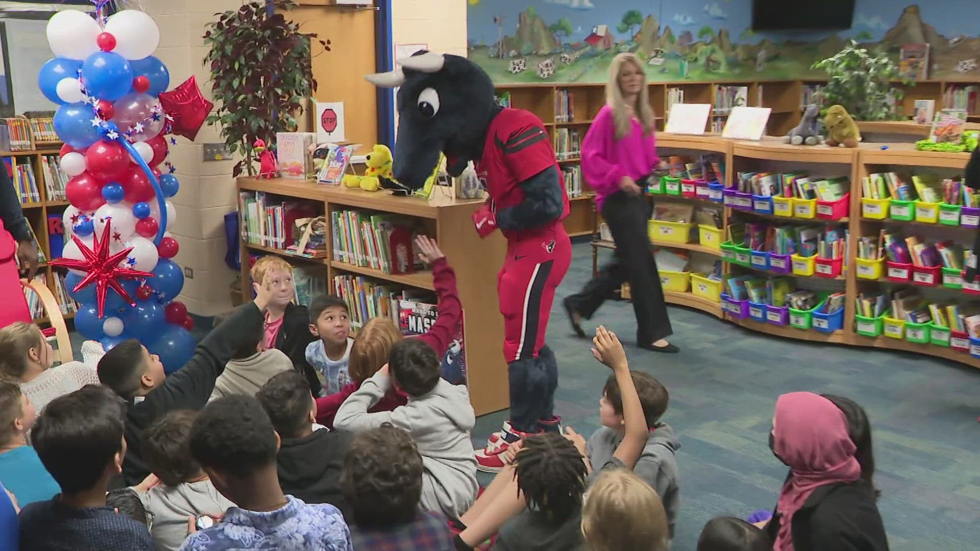 It was part of the 9th annual Tackle Reading event