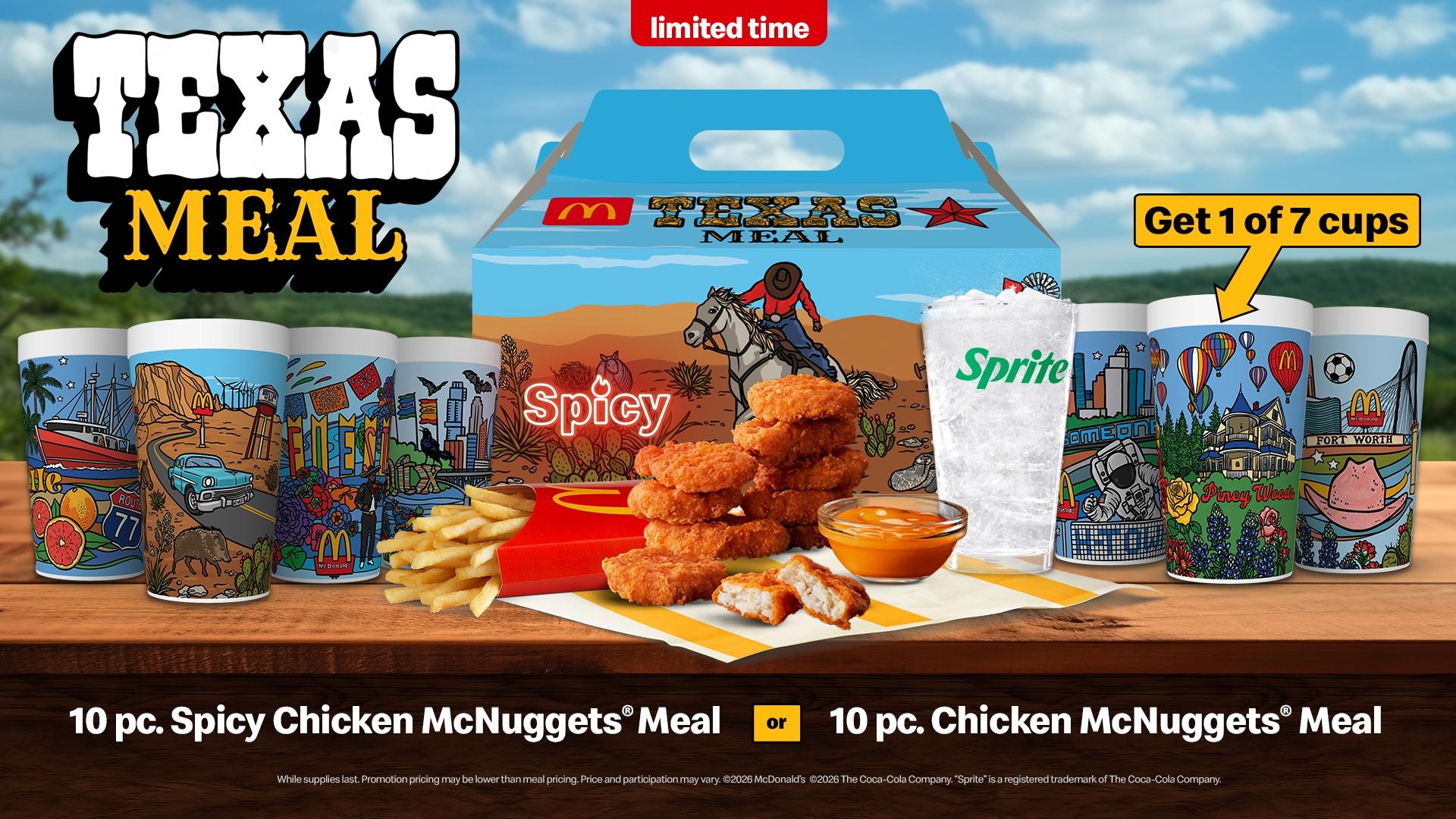 McDonald's unveils Texas Meals with special San Antonio