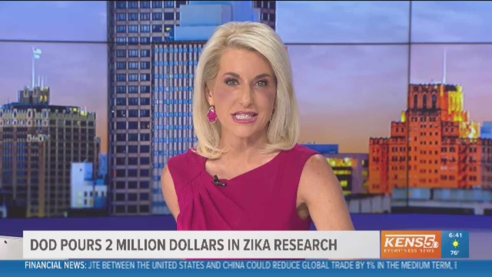 The Department of Defense is awarding Texas Biomedical Research Institute $2 million over the next three years toward an experimental Zika vaccine.