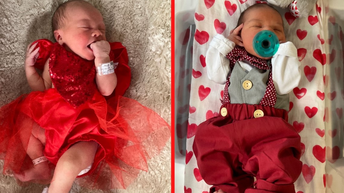 Newborns at Methodist Children's Hospital dressed for V-Day - Vimarsana News