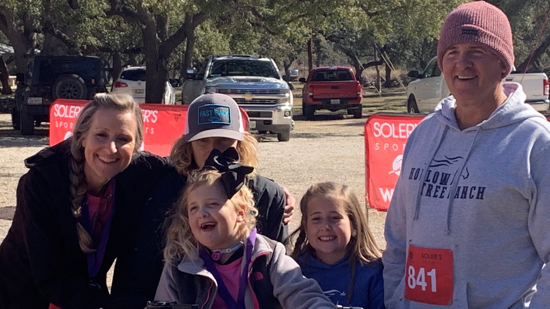 The Hollow Tree Run 5K was organized to help the Oliver family's youngest daughter recovering from a traumatic brain injury.