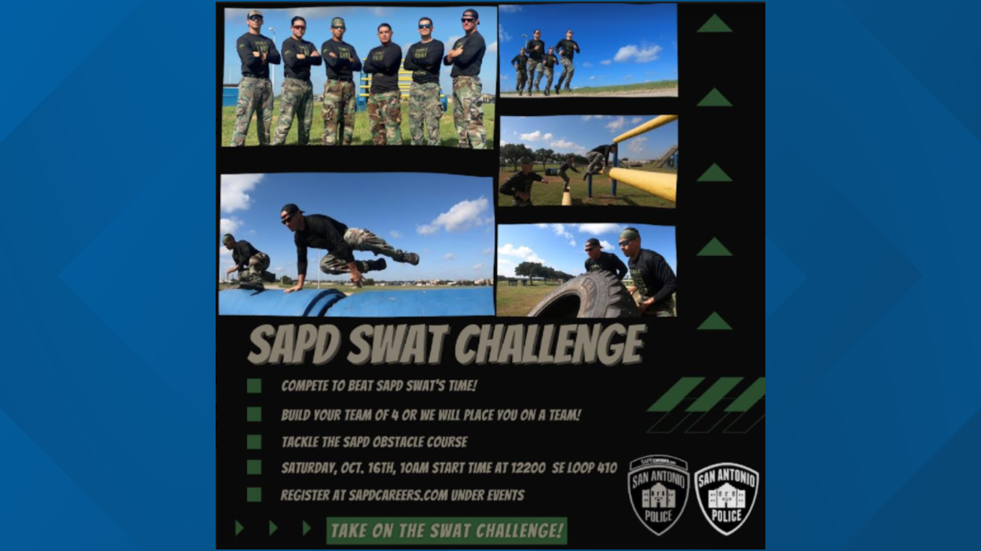 Bring It On! SAPD Is Challenging You To The SWAT Challenge | Kens5.com