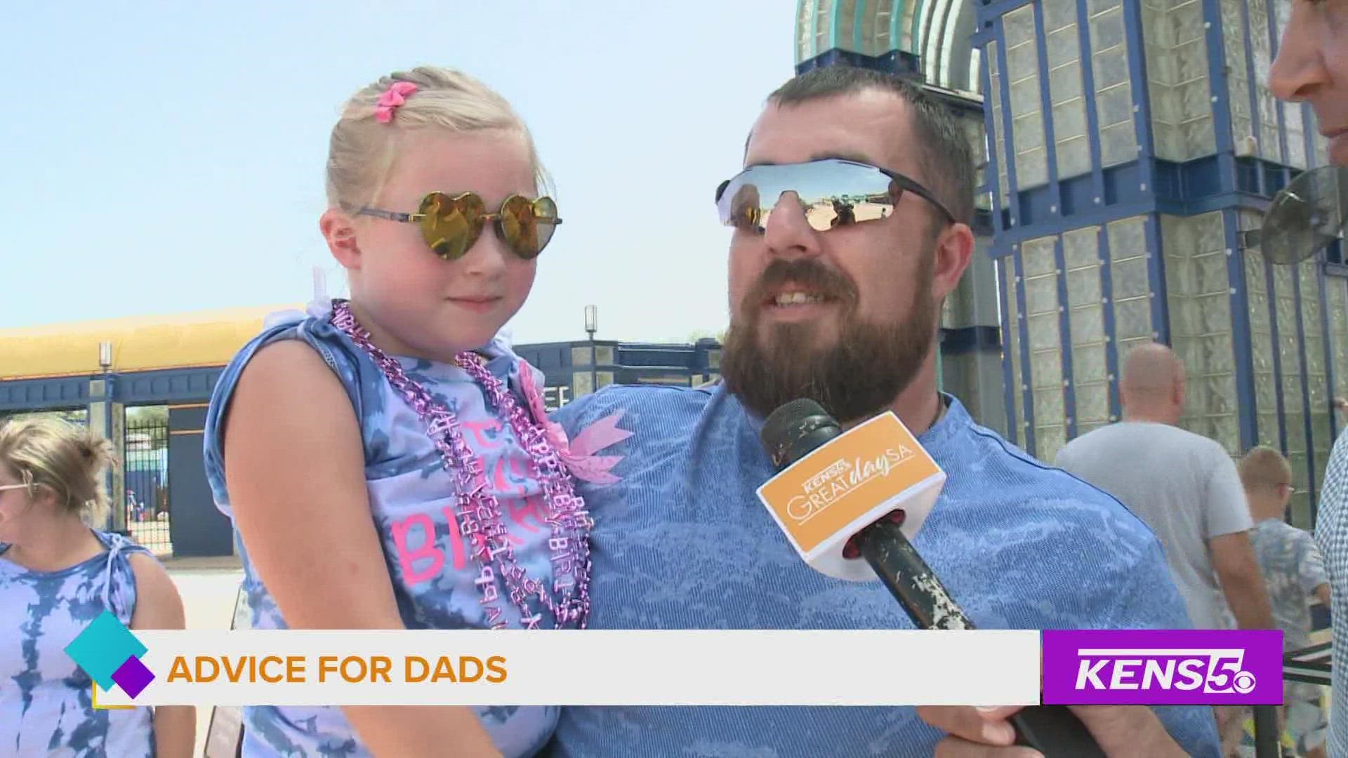 What some dad's had to say about being a father and advice they have for others