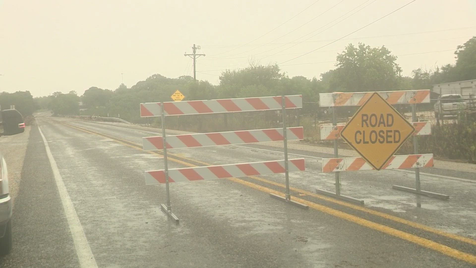 This means the river potentially overtopped the bridge, according to KENS 5 reporter Sue Calberg.
