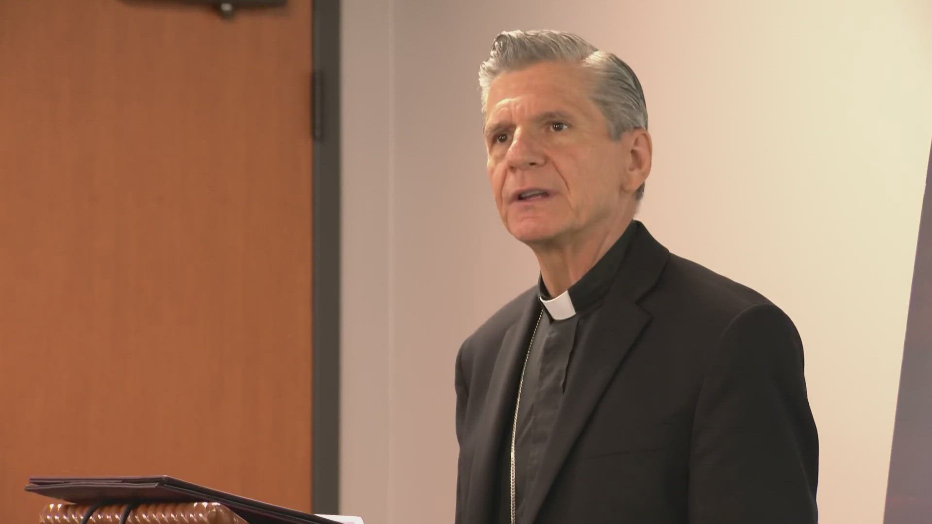 The archbishop is a big fan of Pope Leo XIV. 