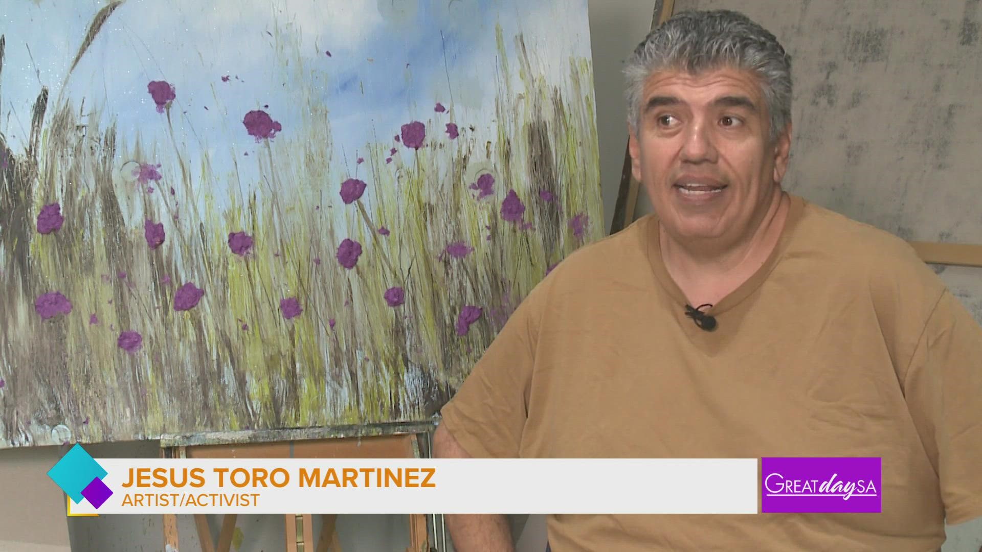 "We leave the place better than how we found it, that's what I'm trying to do" Jesus Toro Martinez, artist and activist