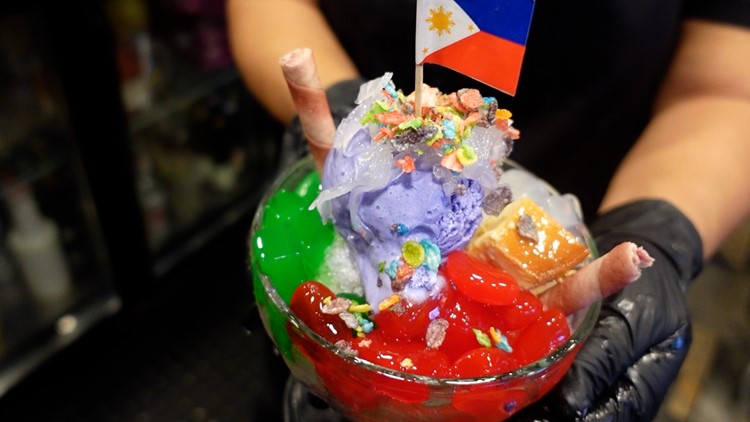 Filipino restaurant serving extravagant desserts, pork and lumpia | Neighborhood Eats