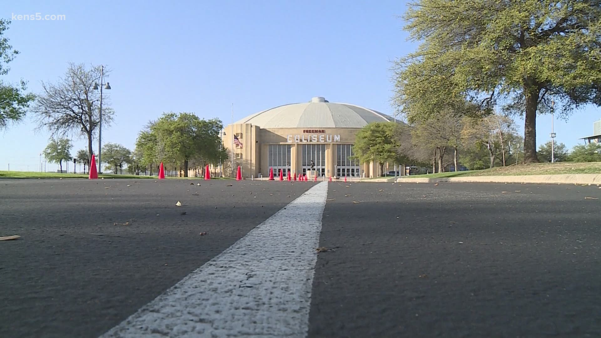 Freeman Coliseum and Lackland Air Force Base could temporarily shelter Central American migrants in the coming weeks.