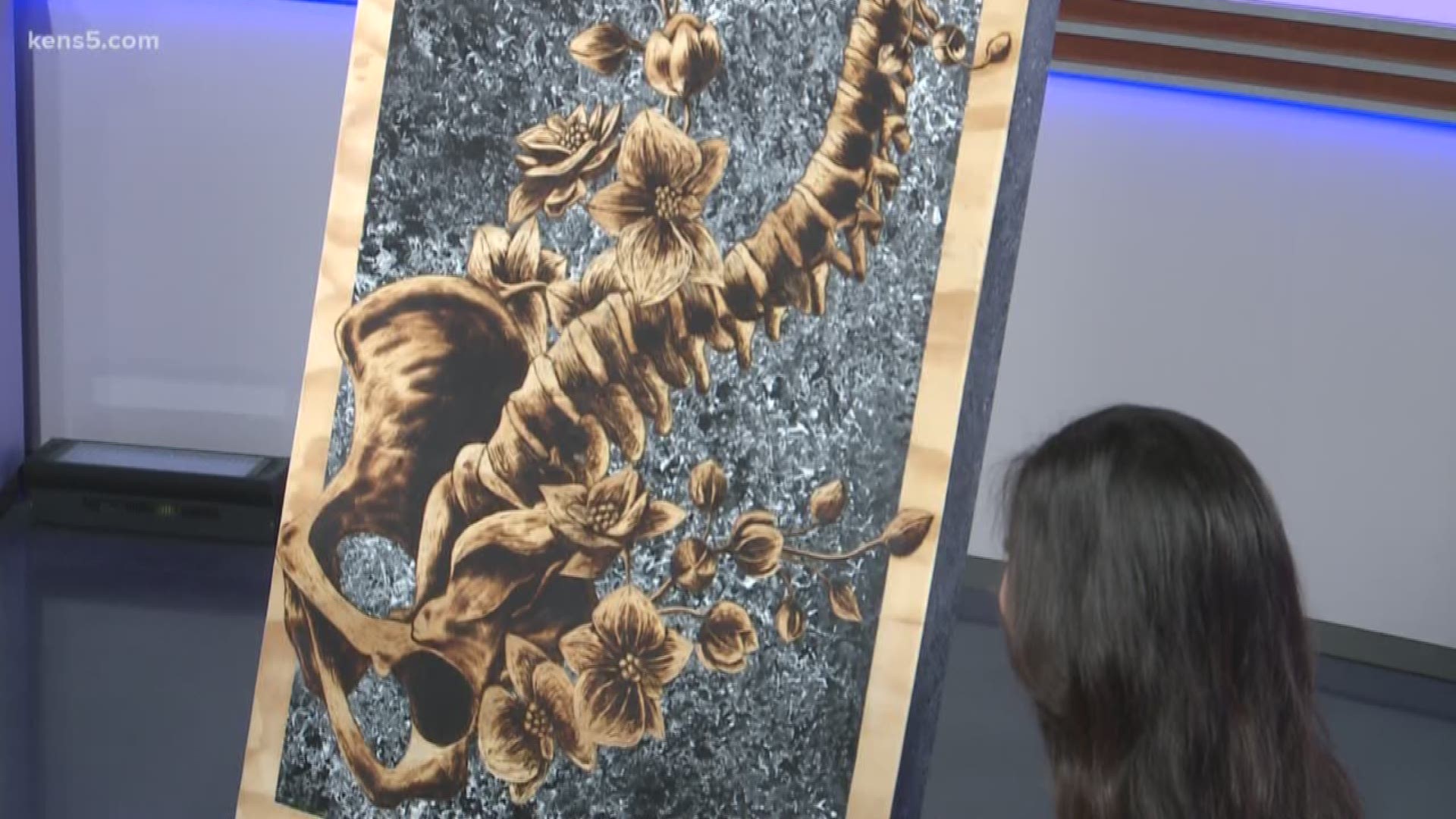 Ethan Farmer joins KENS 5 in studio to share his vision for his one-of-a-kind artwork.