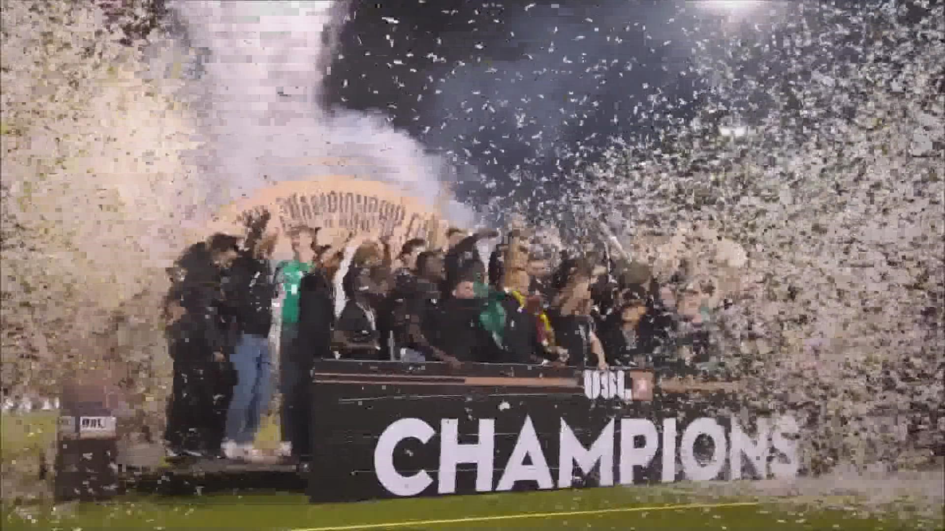 More than 8,000 fans were at Toyota Field to see San Antonio Football Club's victory.