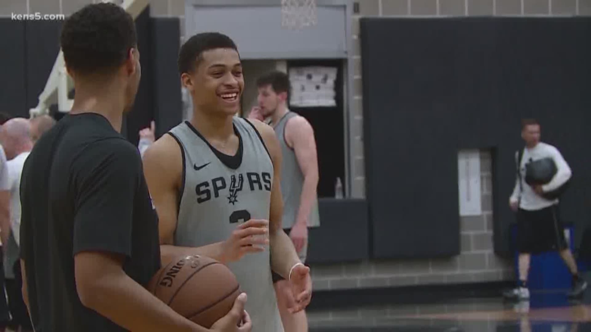 San Antonio's quest for their next NBA Championship begins in earnest on Monday. We sat down with one of the newest Spurs hoping to make an impact.