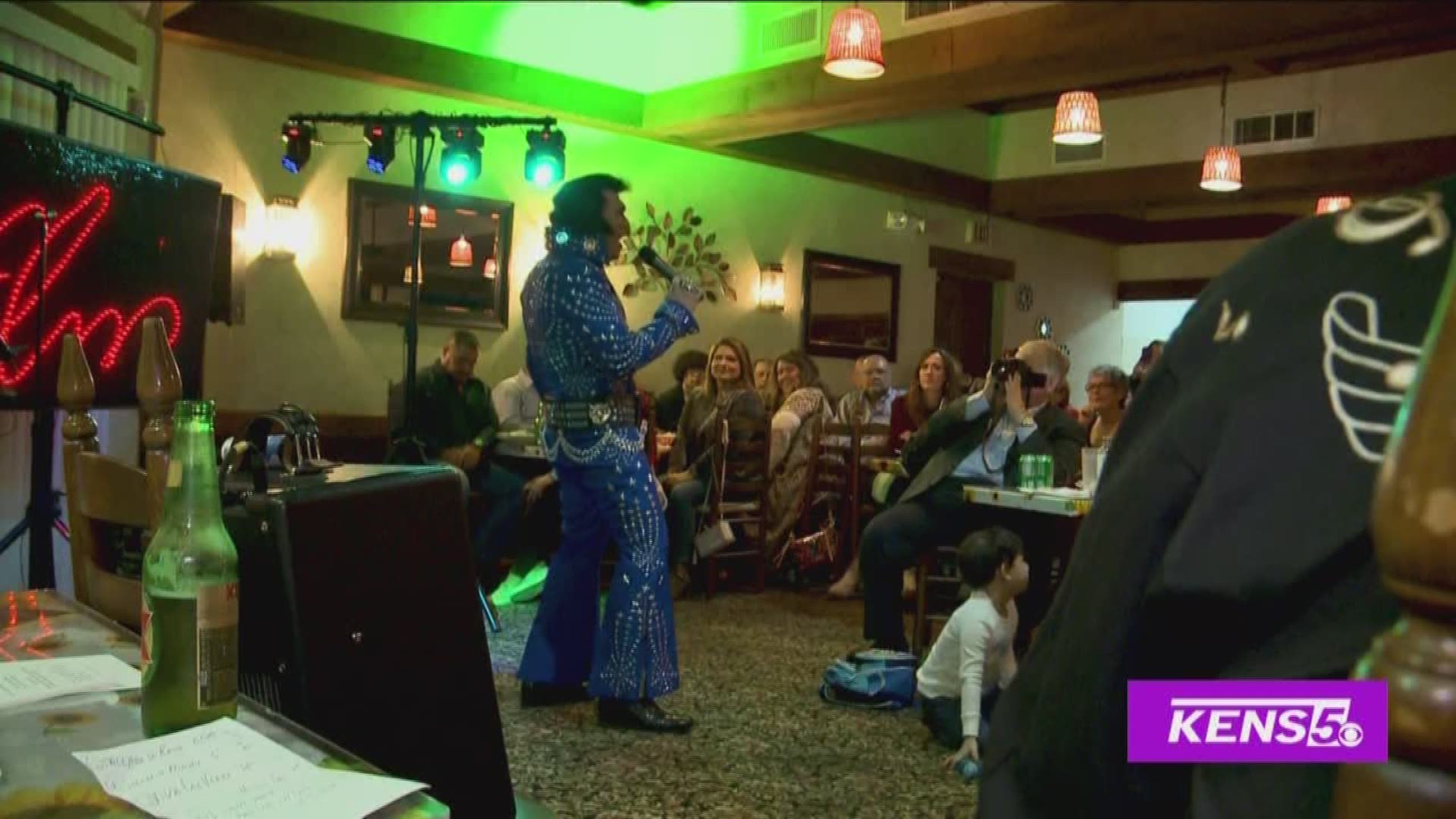 Elvis impersonator with an amazing story