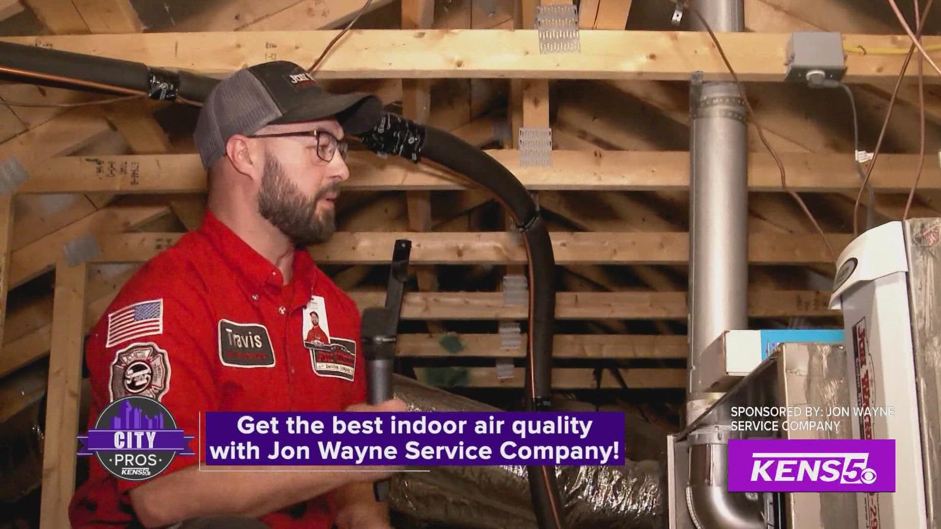 If you're concerned about the air quality in your home...today's City Pro could have a solution for you. Segment Sponsor: Jon Wayne Service Company.