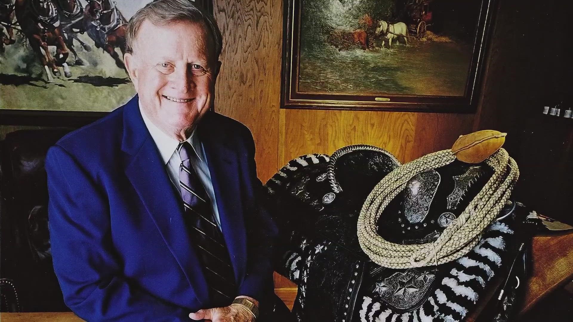 The San Antonio businessman, sports owner and philanthropist died last Sunday at the age of 95.