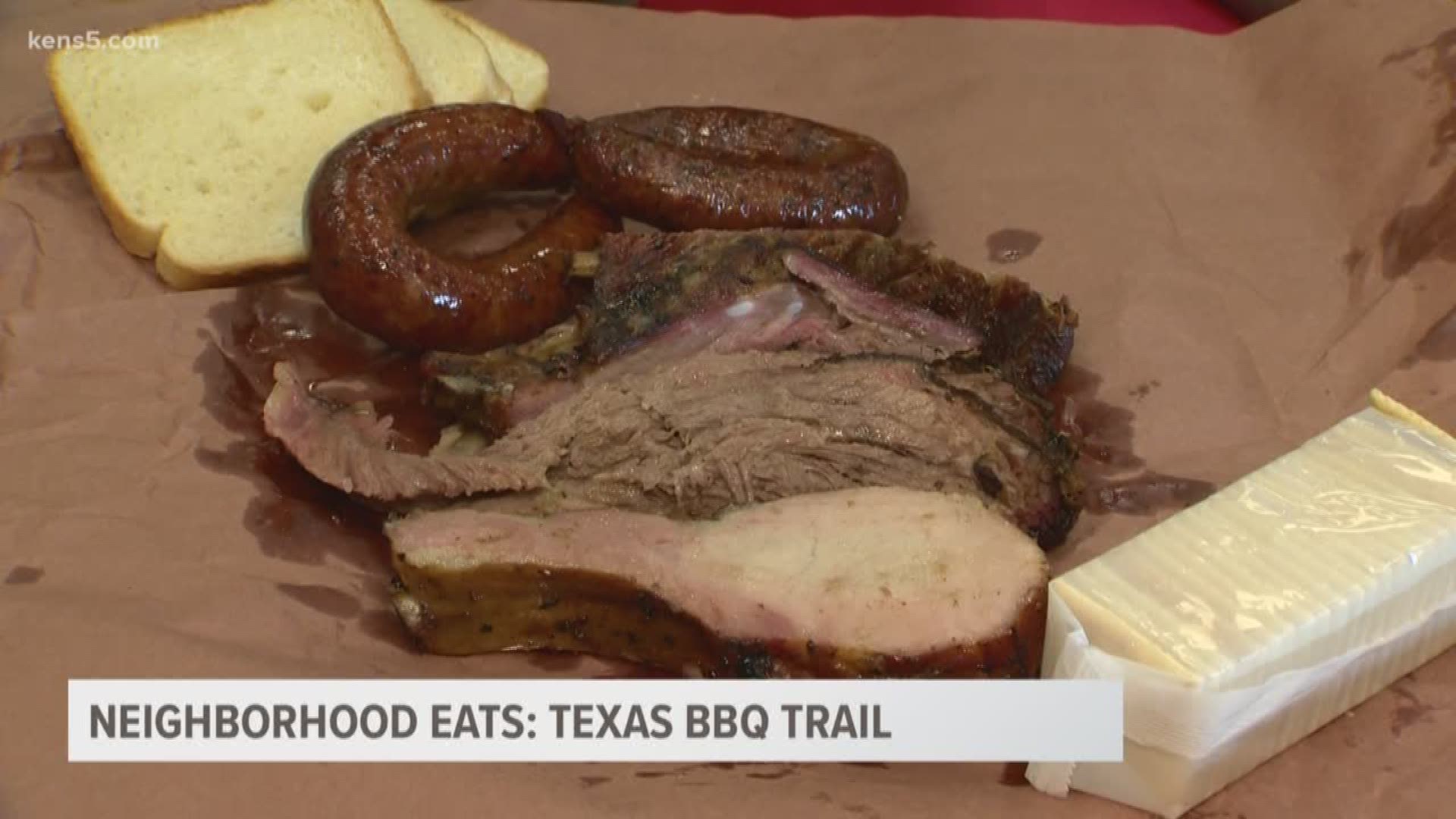 KENS 5's Marvin Hurst visits several barbecue places around Texas as part of his "Texas BBQ Trail" tour.