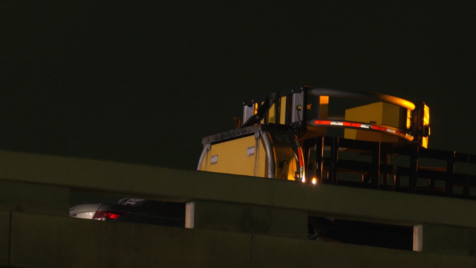 The man was driving on Highway 90 when he crashed into the back of a highway service truck that was slowly moving in the number four lane.