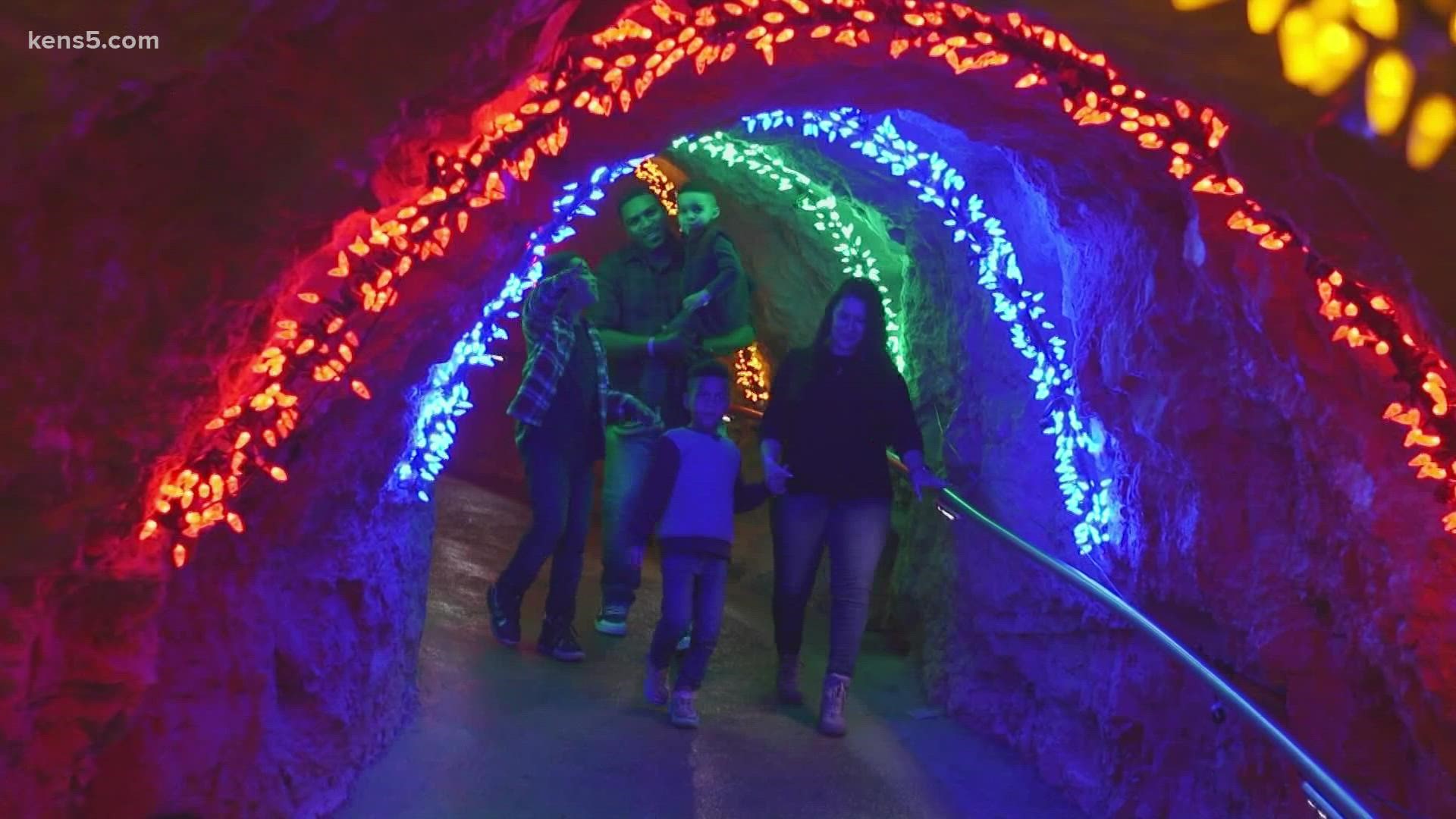 Natural Bridge Caverns is ready for Christmas at the Caverns in New