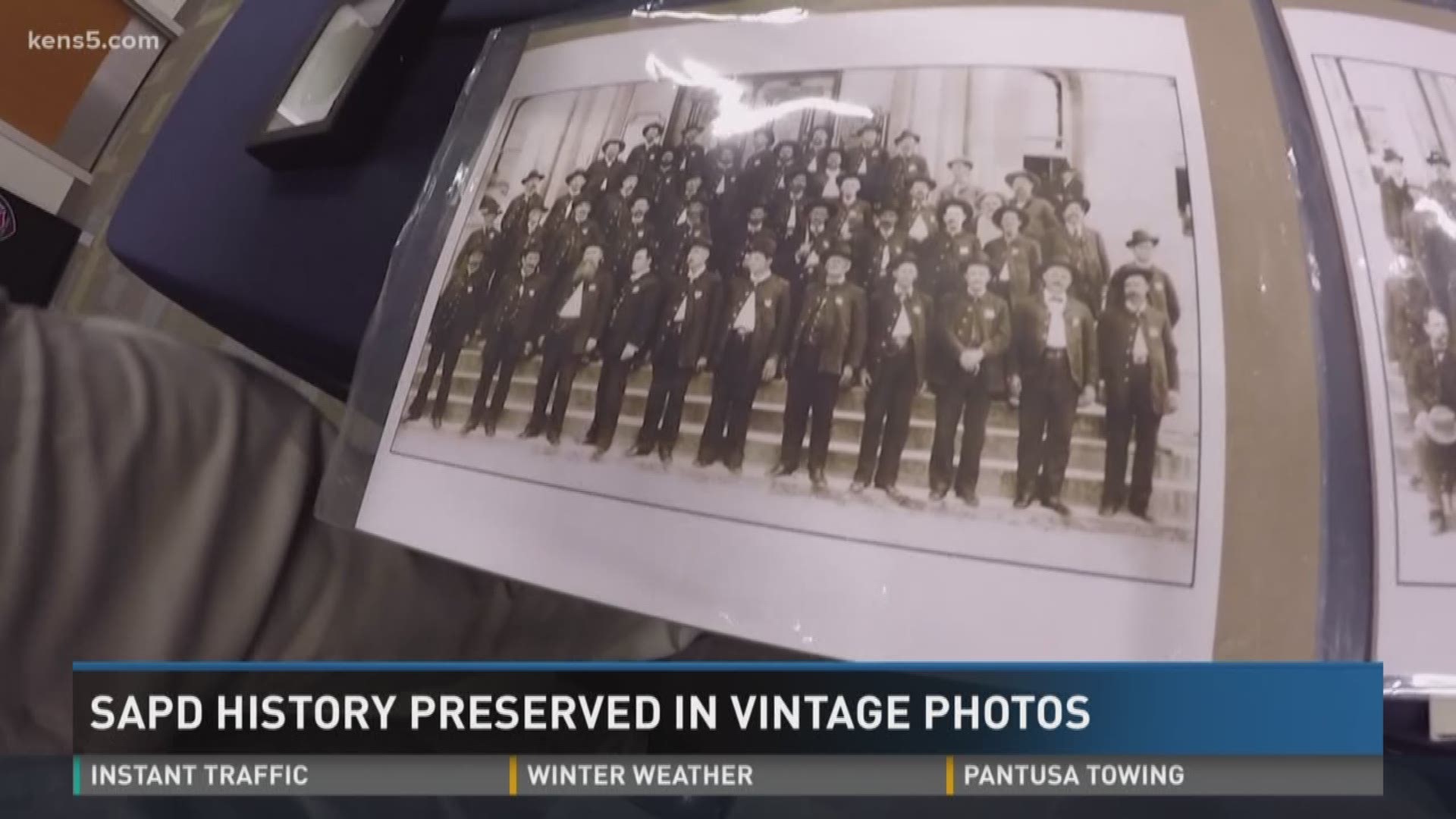 Members of the San Antonio Police historical society are preserving the history of the department through vintage photos.