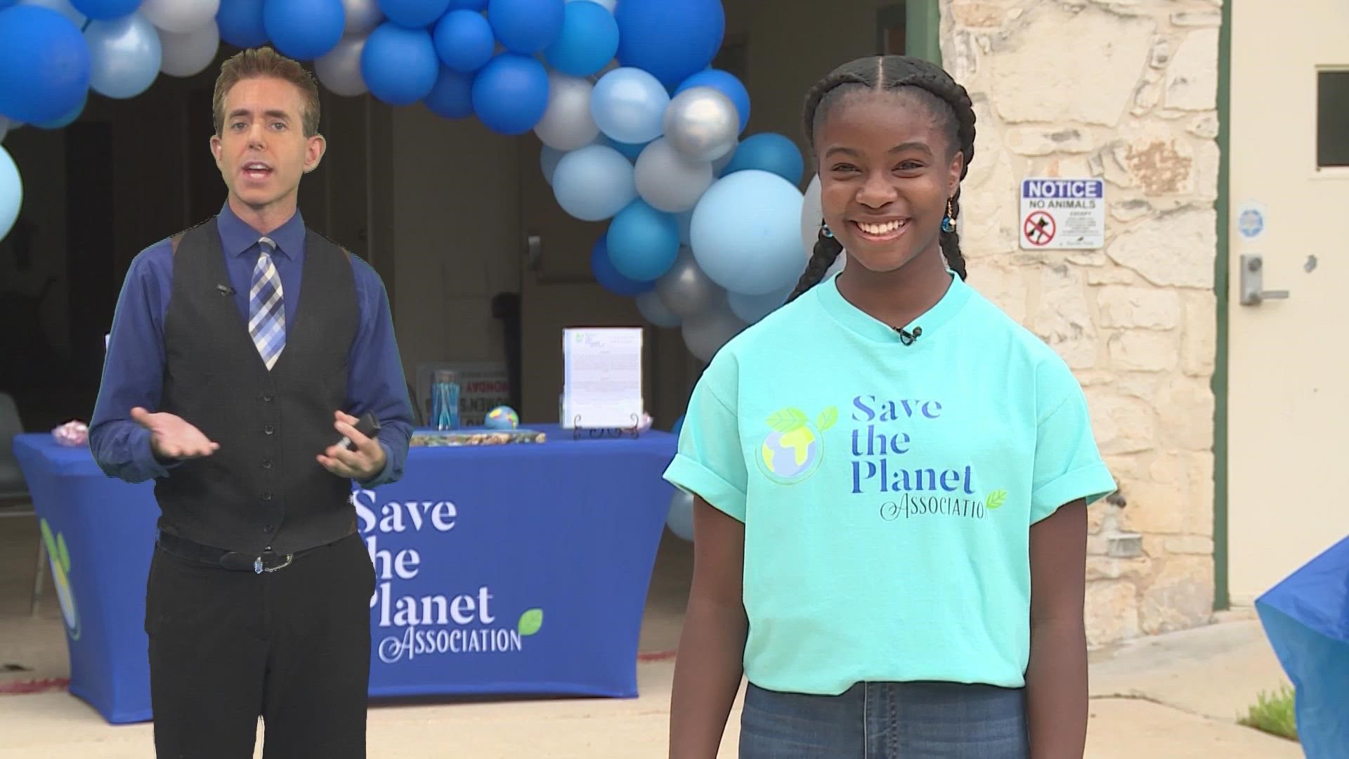 A San Antonio teen started raising awareness about endangered animals at age 7. Now, with the help of her parents, she's taken new steps to do more for the planet.